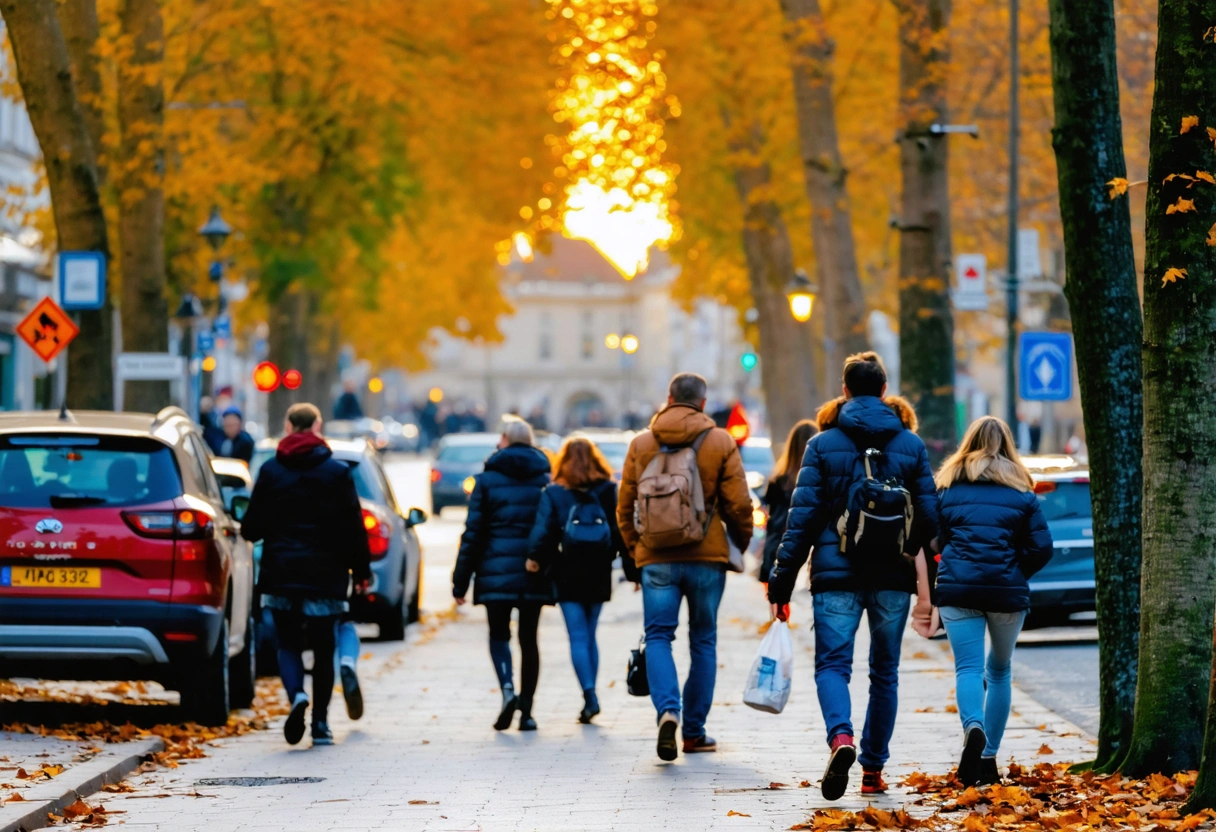 city trip automne